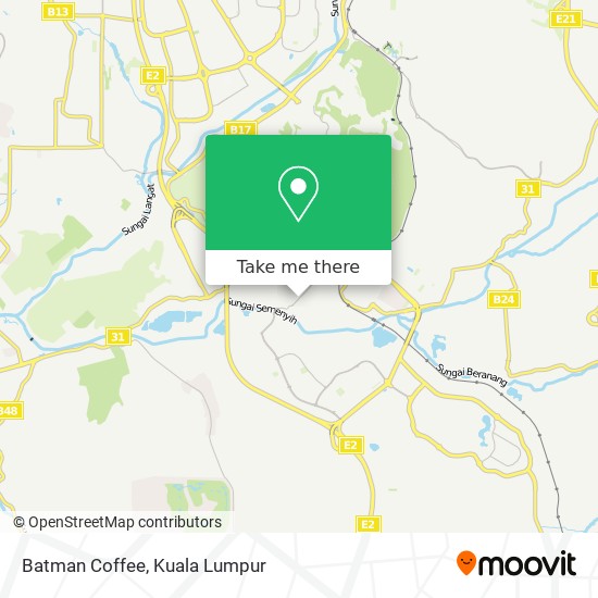 Batman Coffee map