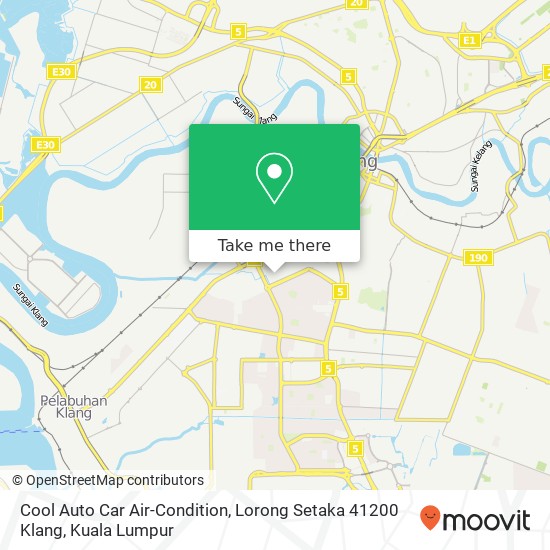 Cool Auto Car Air-Condition, Lorong Setaka 41200 Klang map