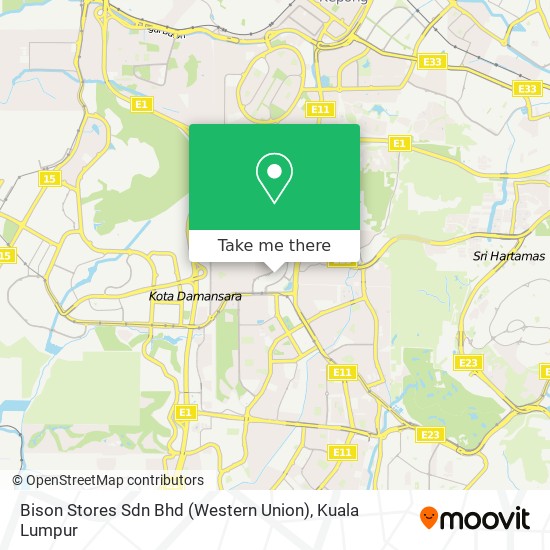 Bison Stores Sdn Bhd (Western Union) map