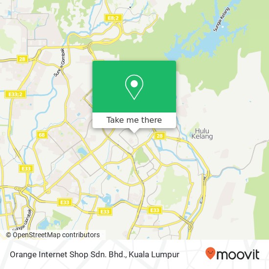 Orange Internet Shop Sdn. Bhd. map