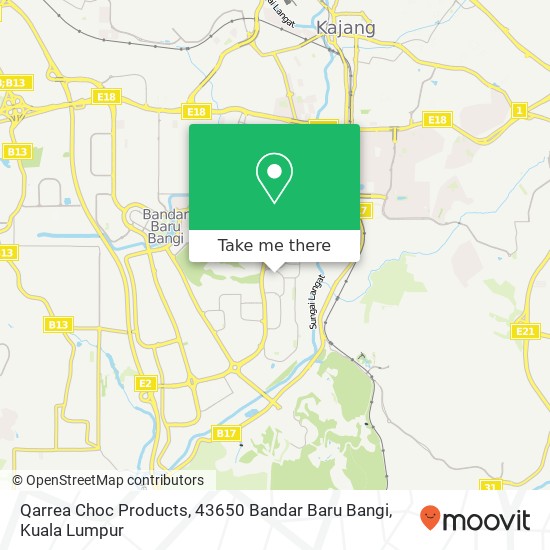Qarrea Choc Products, 43650 Bandar Baru Bangi map