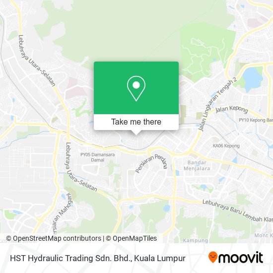 HST Hydraulic Trading Sdn. Bhd. map