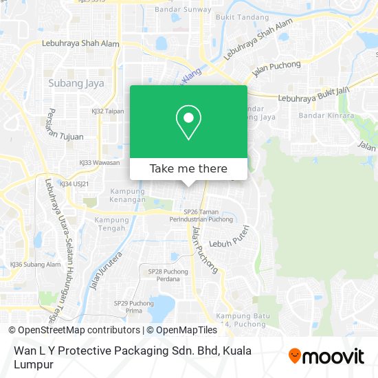 Wan L Y Protective Packaging Sdn. Bhd map