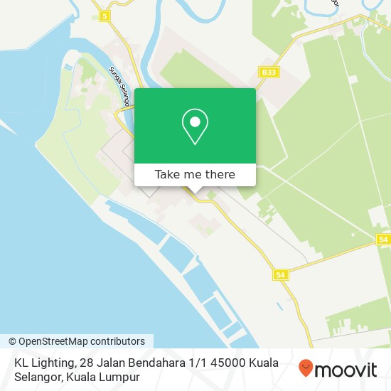 Peta KL Lighting, 28 Jalan Bendahara 1 / 1 45000 Kuala Selangor