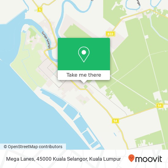 Mega Lanes, 45000 Kuala Selangor map