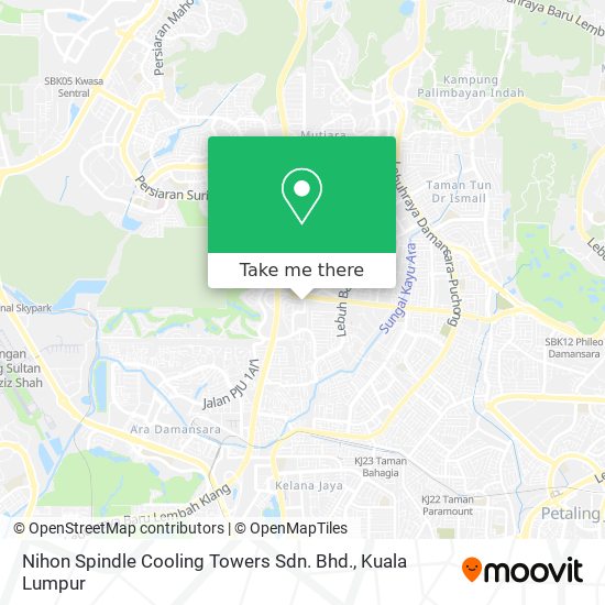 Nihon Spindle Cooling Towers Sdn. Bhd. map