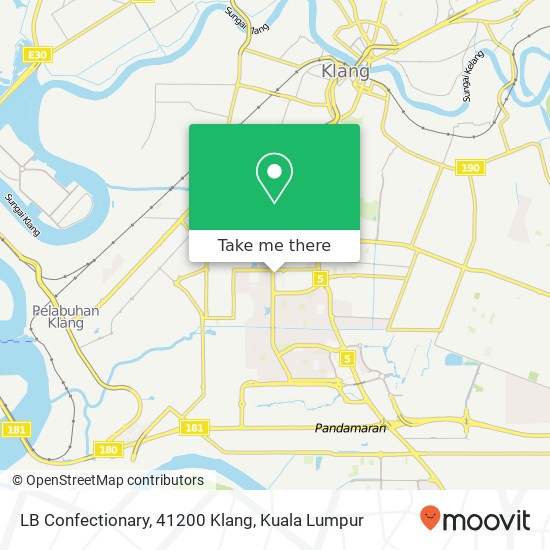 LB Confectionary, 41200 Klang map