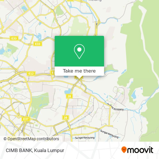 CIMB BANK map