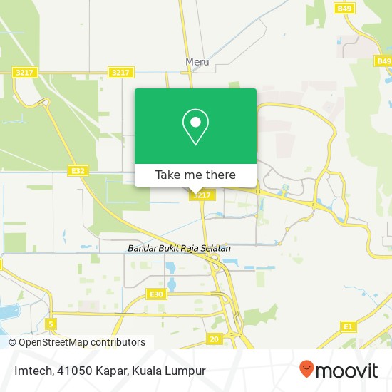 Peta Imtech, 41050 Kapar