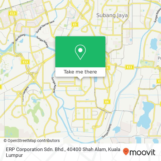 ERP Corporation Sdn. Bhd., 40400 Shah Alam map