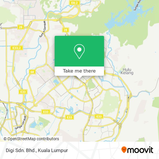 Digi Sdn. Bhd. map