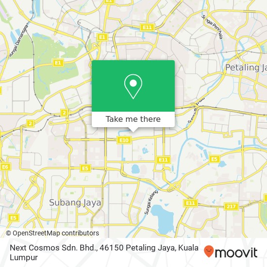 Next Cosmos Sdn. Bhd., 46150 Petaling Jaya map