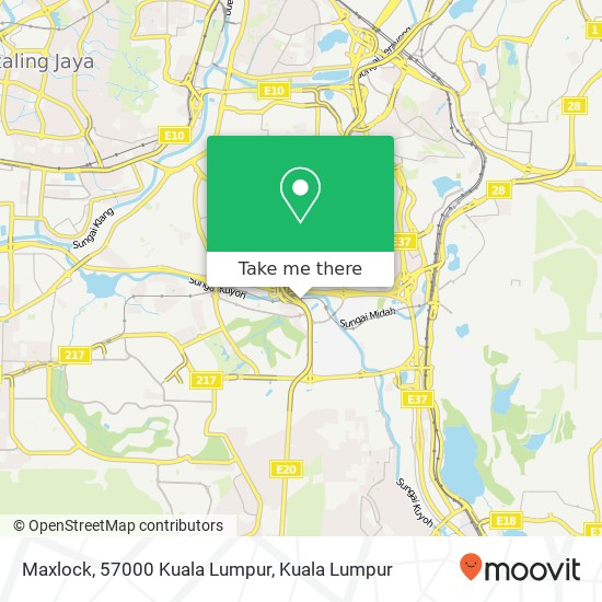 Maxlock, 57000 Kuala Lumpur map