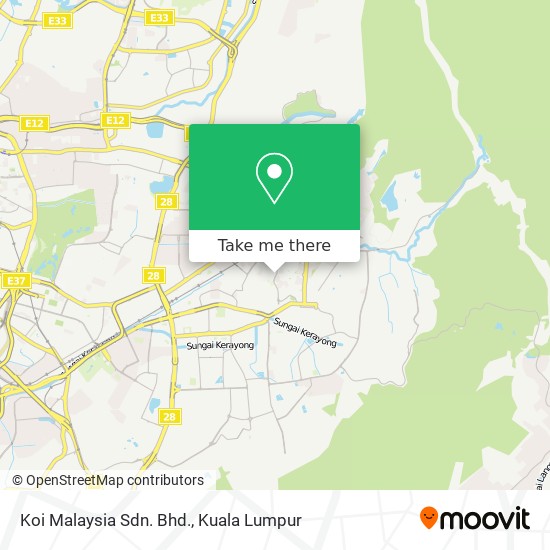 Koi Malaysia Sdn. Bhd. map