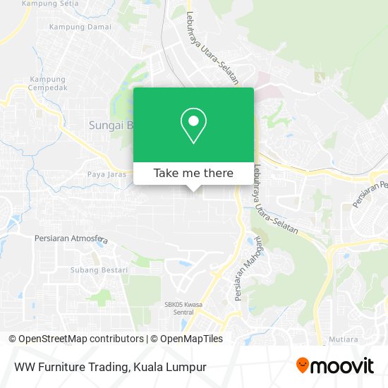 WW Furniture Trading map