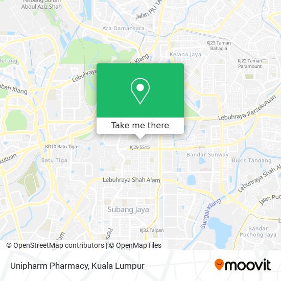 Unipharm Pharmacy map