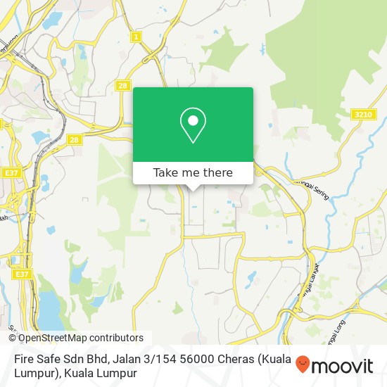 Peta Fire Safe Sdn Bhd, Jalan 3 / 154 56000 Cheras (Kuala Lumpur)