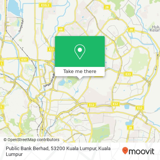 Public Bank Berhad, 53200 Kuala Lumpur map
