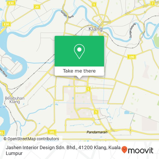 Jashen Interior Design Sdn. Bhd., 41200 Klang map