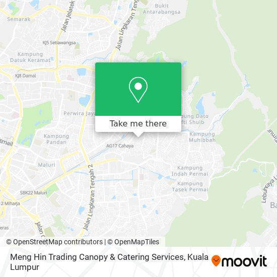 Meng Hin Trading Canopy & Catering Services map