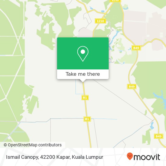 Peta Ismail Canopy, 42200 Kapar