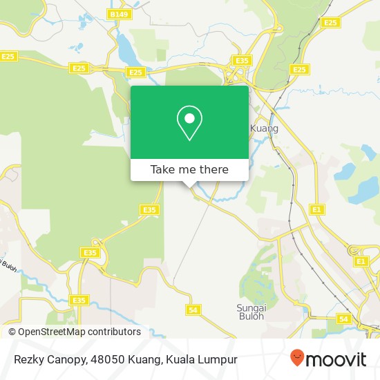 Rezky Canopy, 48050 Kuang map
