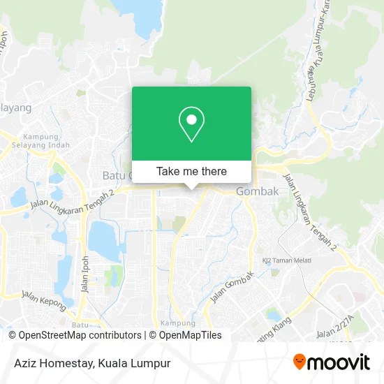 Aziz Homestay map