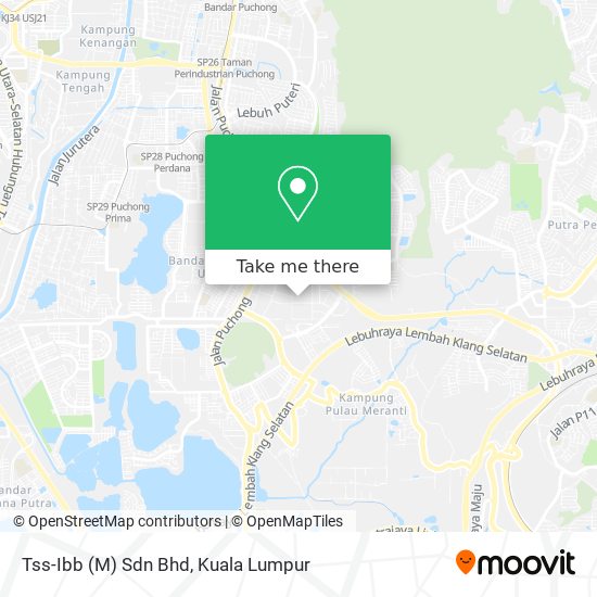 Tss-Ibb (M) Sdn Bhd map