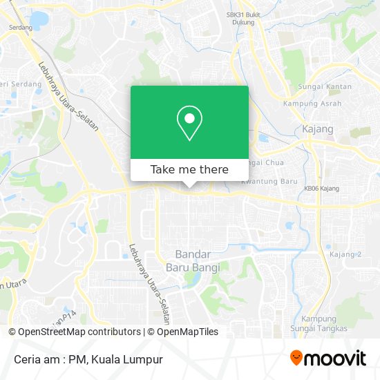 Ceria am : PM map