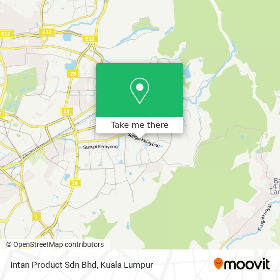 Intan Product Sdn Bhd map