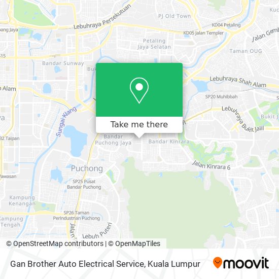 Gan Brother Auto Electrical Service map