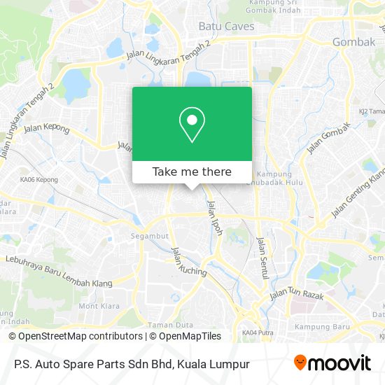 P.S. Auto Spare Parts Sdn Bhd map