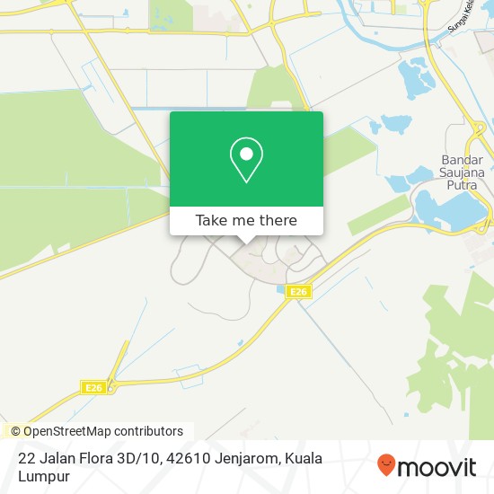 22 Jalan Flora 3D / 10, 42610 Jenjarom map