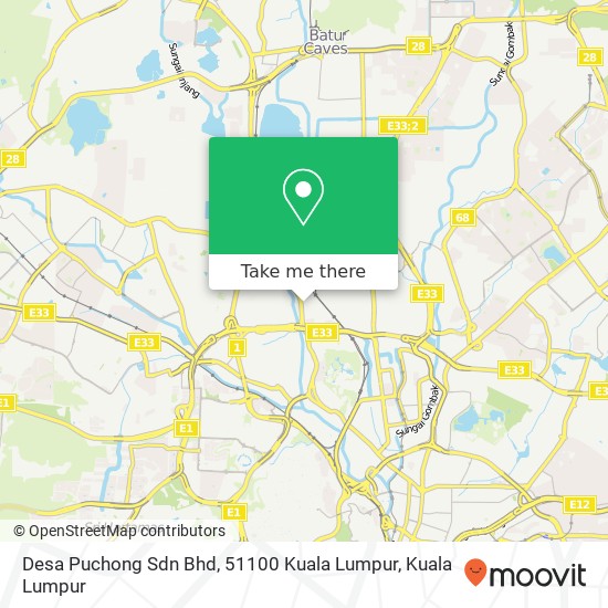 Desa Puchong Sdn Bhd, 51100 Kuala Lumpur map
