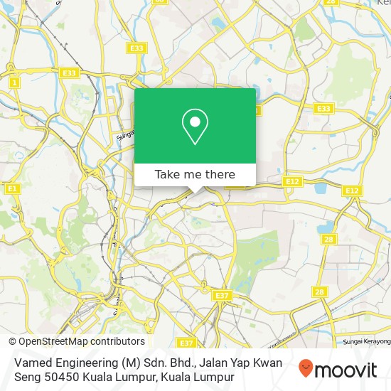 Vamed Engineering (M) Sdn. Bhd., Jalan Yap Kwan Seng 50450 Kuala Lumpur map
