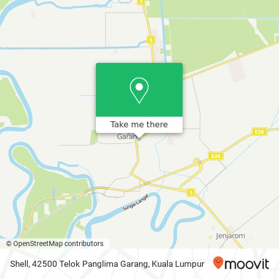 Shell, 42500 Telok Panglima Garang map