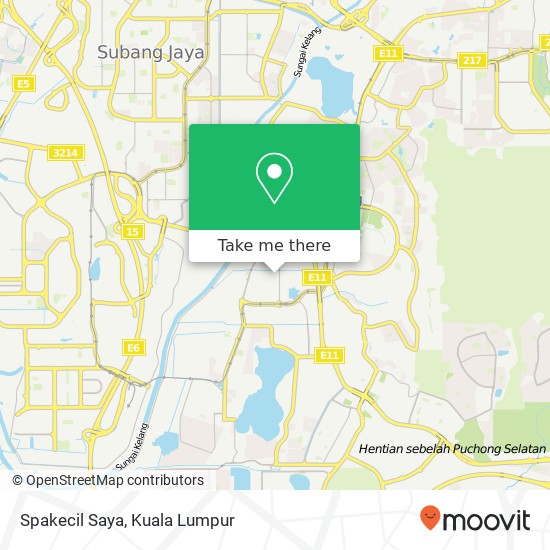 Spakecil Saya map