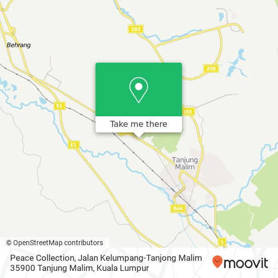 Peta Peace Collection, Jalan Kelumpang-Tanjong Malim 35900 Tanjung Malim