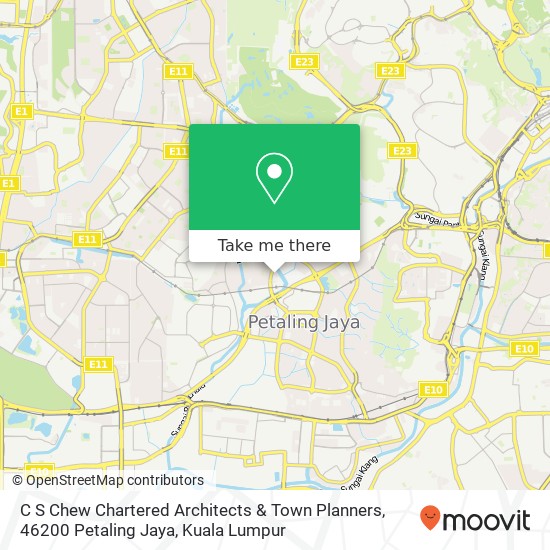 C S Chew Chartered Architects & Town Planners, 46200 Petaling Jaya map