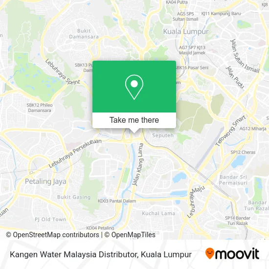 Kangen Water Malaysia Distributor map