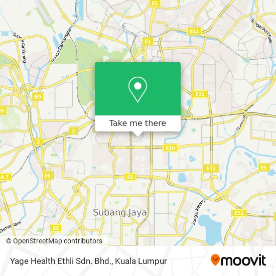 Yage Health Ethli Sdn. Bhd. map