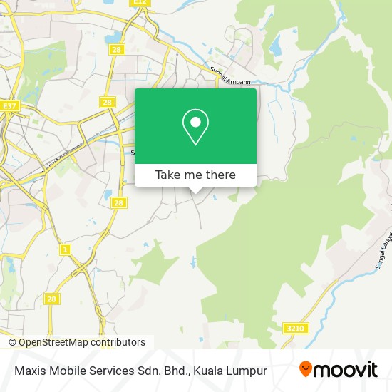 Maxis Mobile Services Sdn. Bhd. map