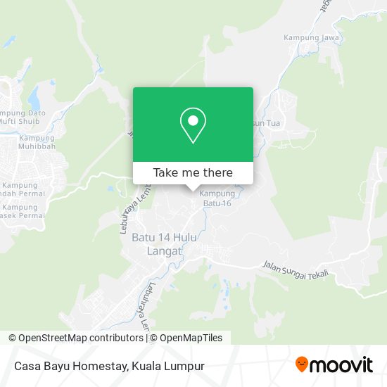 Casa Bayu Homestay map