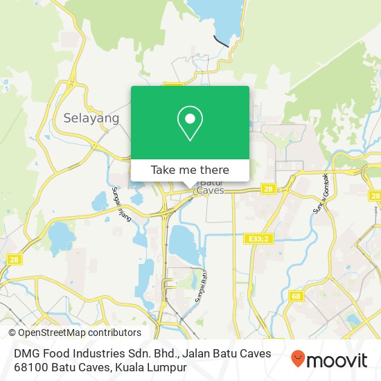 DMG Food Industries Sdn. Bhd., Jalan Batu Caves 68100 Batu Caves map