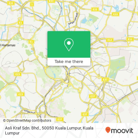 Asli Kraf Sdn. Bhd., 50050 Kuala Lumpur map