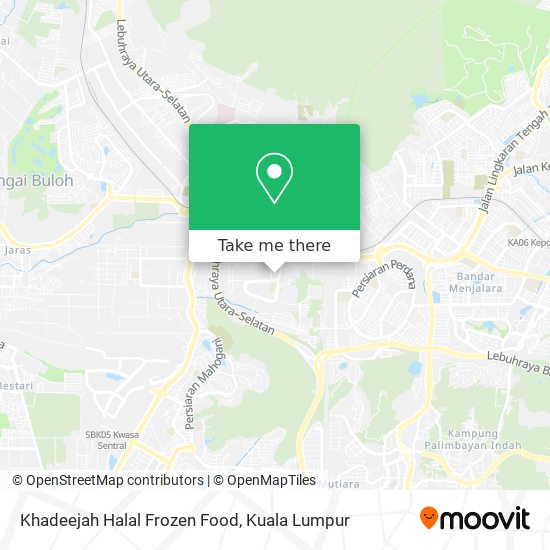 Khadeejah Halal Frozen Food map