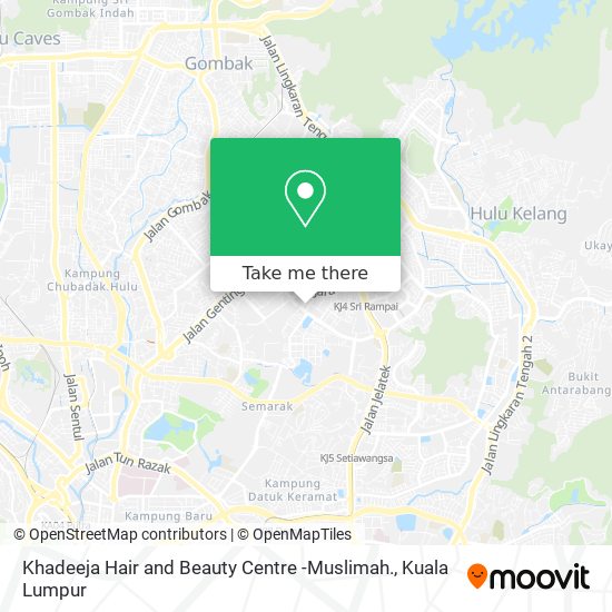 Khadeeja Hair and Beauty Centre -Muslimah. map