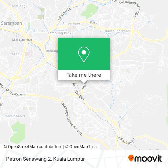 Petron Senawang 2 map