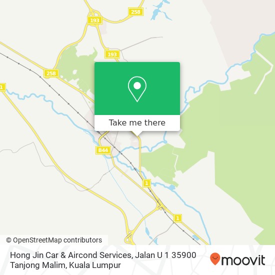 Hong Jin Car & Aircond Services, Jalan U 1 35900 Tanjong Malim map