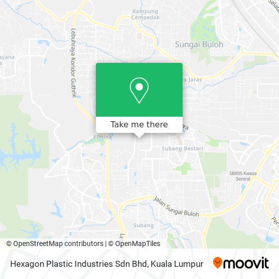 Peta Hexagon Plastic Industries Sdn Bhd